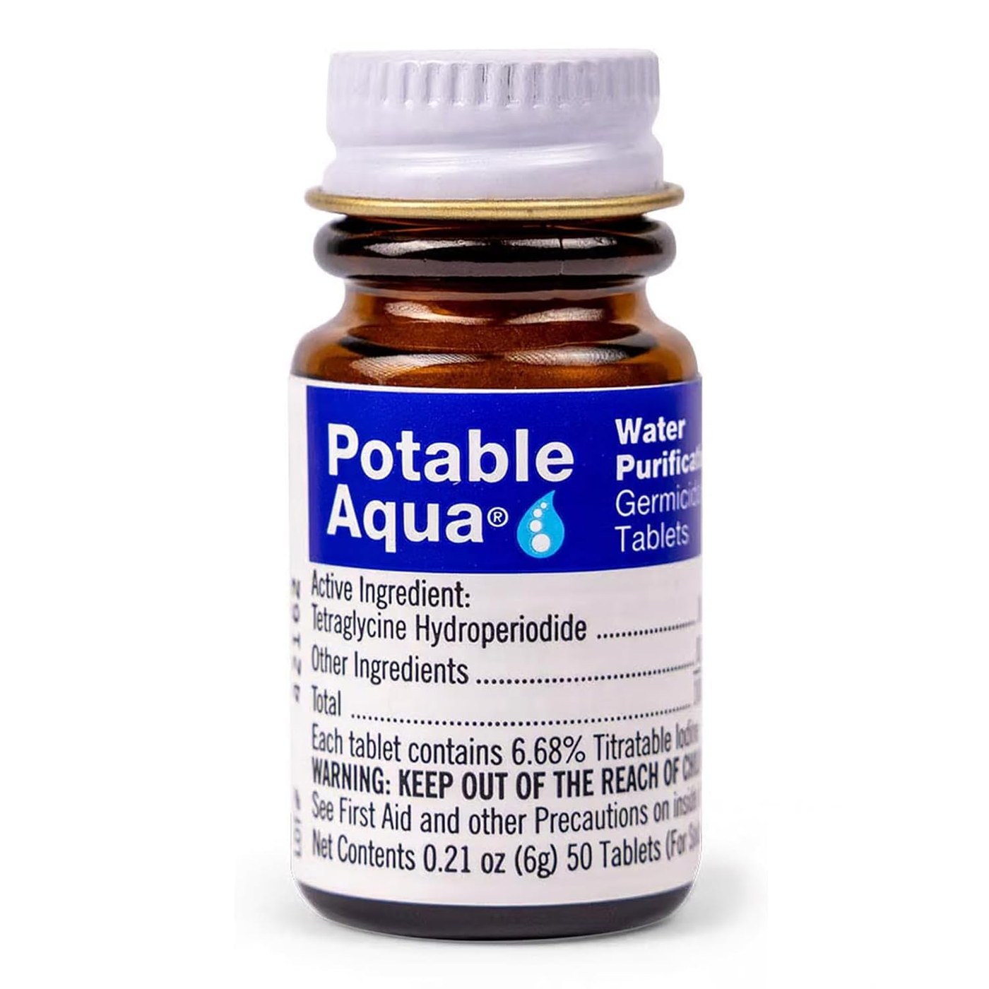 Water Purification Tablets (50-count bottle)