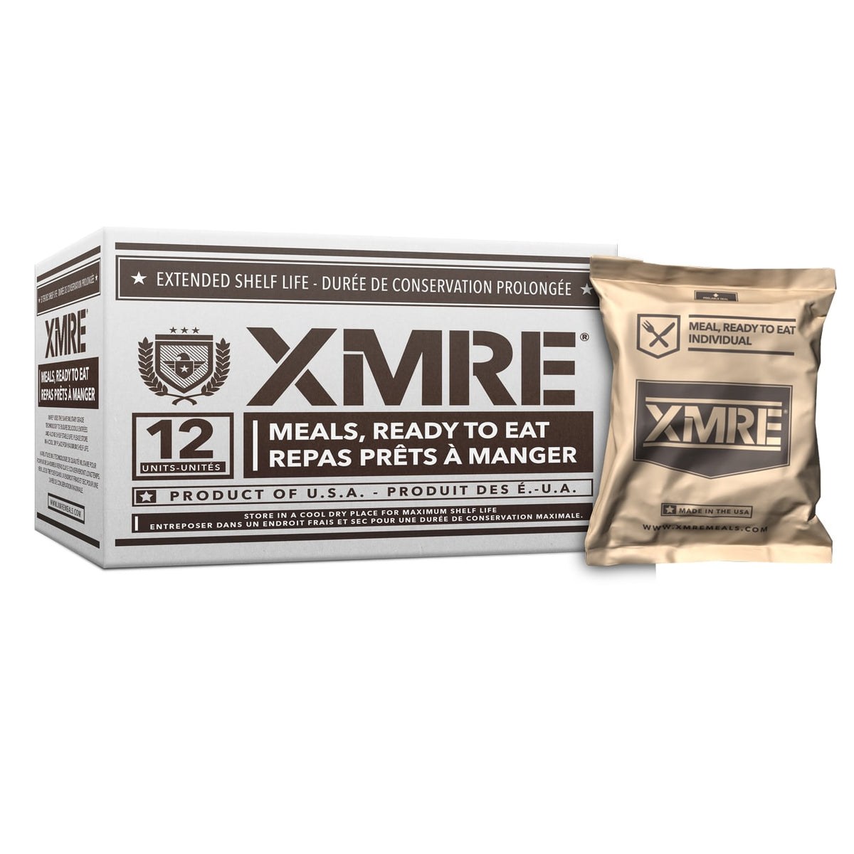 Military-Style MRE Case (12 meals)